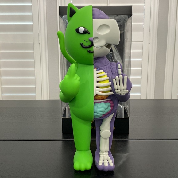 Rip N Dip R Nerm Æ-09 Vinyl Figure - Neon Green Anatomy Limited Edition Figure - Picture 5 of 16